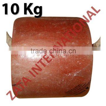 Himalayan Natural Rock Cylinder Salt Licks Licking Feed Mineral Stone 10 Kg for Livestock Cattle Horse Camel Cow Sheep