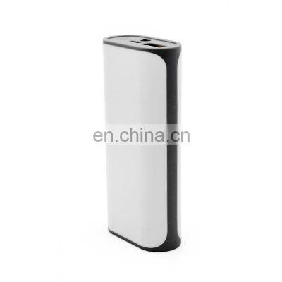 Oem logo power bank 2000mah usb port plastic power charger with led screen display