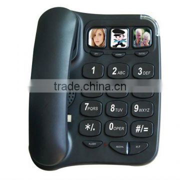 one-touch memory large button telephones