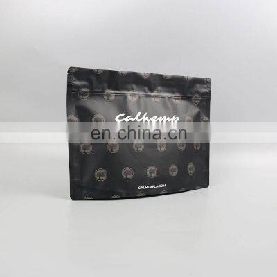 Biodegradable Custom Printed Smell Proof Child Resistant Packaging Pouch Soft Touch Matt 1 Pound lb 7g Mylar Gummies Bag photo-2