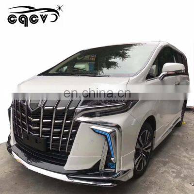 SC style front bumper for Toyota Alphard  Mona Lisa style body kit front lip and diffuser for toyota Alphard facelift