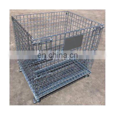 Warehouse Galvanized Welded Wire Storage Cage