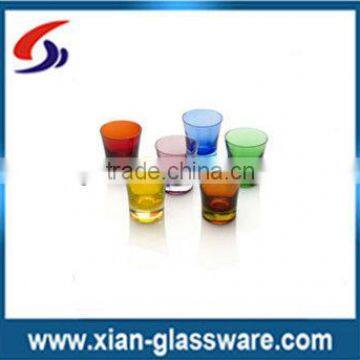 Promotional wholesales hand made red drinking glasses