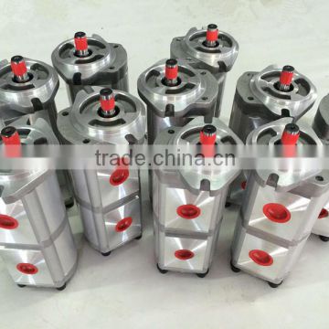 Double hydraulic pump/hydraulic gear pump,pump china factory