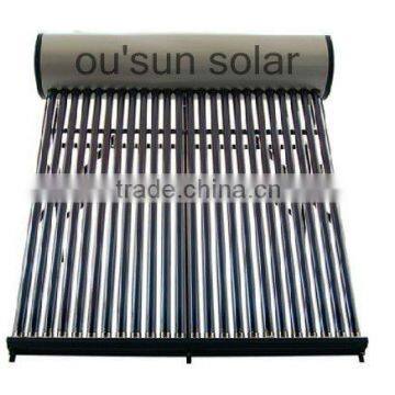 No pressure solar heating system