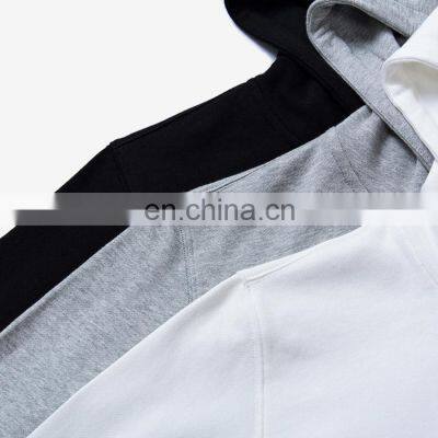 Custom Unisex Streetwear Oversized Plain Pullover Printing Sweatshirt Blank Embroidery 100% Cotton Fleece Hoodie photo-4