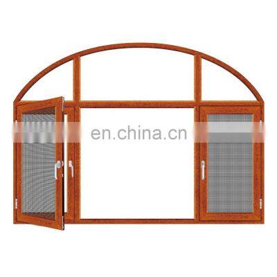 Simple Design Aluminum Arch Graphic Design Modern Aluminum Alloy Simple Design Aluminum Casement Window Door Chinese Top Brand