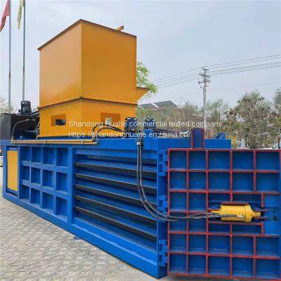 horizontal hydraulic baling press