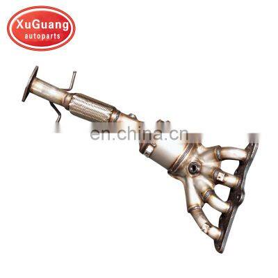 XG-AUTOPARTS Hot sale exhaust manifold catalytic converter for Ford Focus 1.8