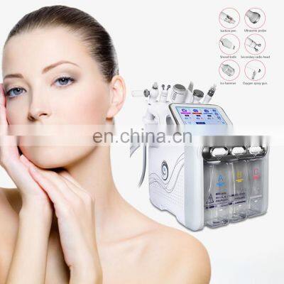 Portable RF Ultrasound Removal Wrinkle Professional Jet Peel Small Bubble Infusion Oxygen Facial Machine