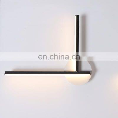High Quality Modern Home Luminaires Wall Sconce Bright LED 10w 20W Black White Semicircle Hotel Decorative Wall Lamps photo-4