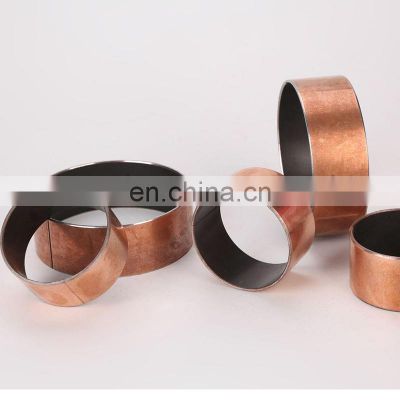 Factory DU Bushes DIN3547 PTFE Coated Steel Metal Bushing for Textile Machinery With Tin or Copper Plating for Gymnastic Bushing