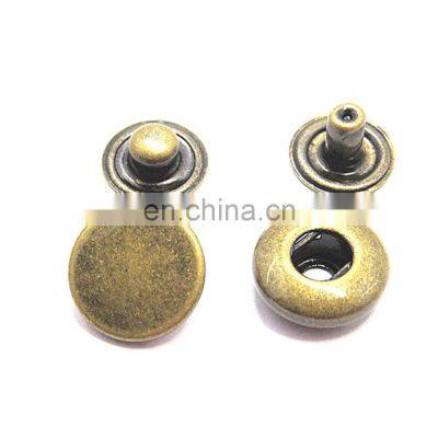 Custom 15mm Brass Spring Snap Clip Button for Leather, Jeans photo-5