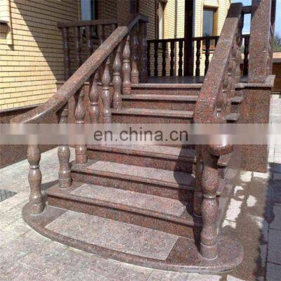 cheap maple red granite for step stairs