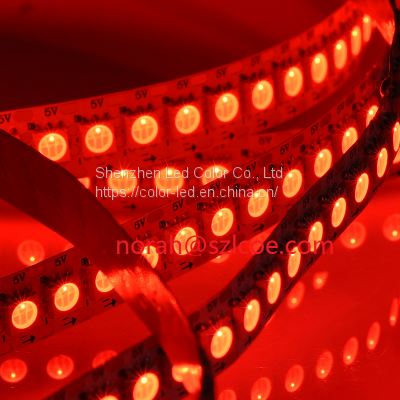 DC5v Addressable Multicolor LED Strip Lighting LC8813 IC Pixels 144leds/m Smart RGB Flex Strip
