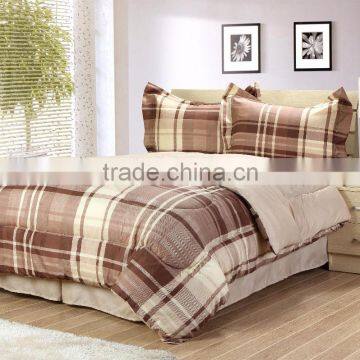 Fancy New Design Popular Fashion Printing Elegant Plaid Wedding Comforter Set                        
                                                Quality Choice
                                                    Most Popular