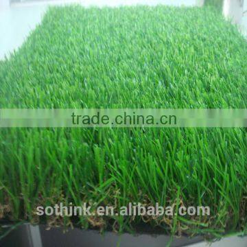 Luxurious 35mm four colors artificial landscape fake grass for park with CE certificate