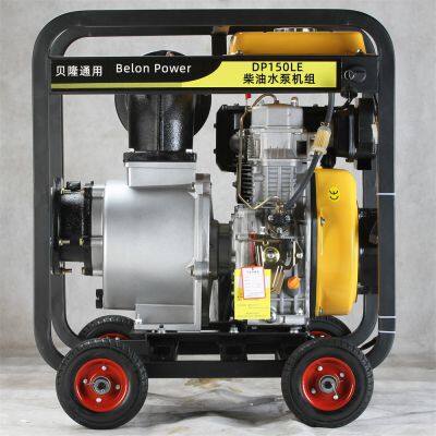 Belon Power 6 inch diesel water pump electric start 192F diesel engine