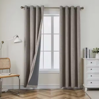 Luxury European Style Blackout Curtain 100% Polyester Fabric Material for Living Room and Bedroom Window Design photo-2