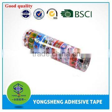 Stationery tape with different patterns used for school and office