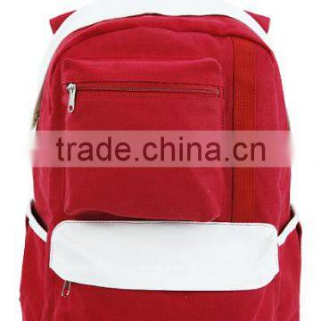 600 D polyester backpack school bag with hoody hat