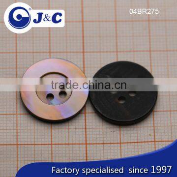 Brown MOP Shell Buttons,pearl Shell Buttons for Fashion Shirt,brown Lip Pearl Shell Buttons photo-3