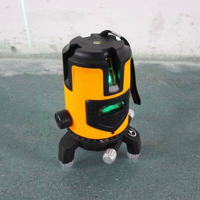 5 Line Green Beam Laser Level Rechargeable Self-Leveling Construction Tool With Adjustable Platform for Wall Ceiling Work photo-3
