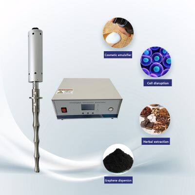 Industry Ultrasonic Homogenizer Sonicator Liquid Mixer With Tank for Cosmetic Processing Emulsification photo-5