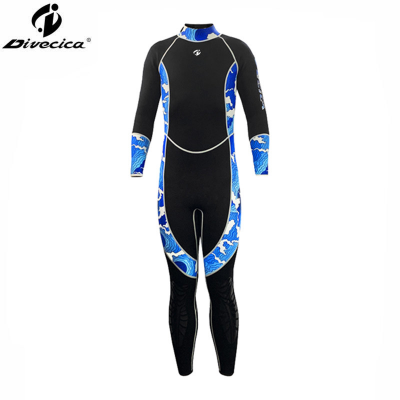 Mens Fullsuit Womens Wetsuits Cold Water Wetsuit UPF 50+ 3MM Wetsuit