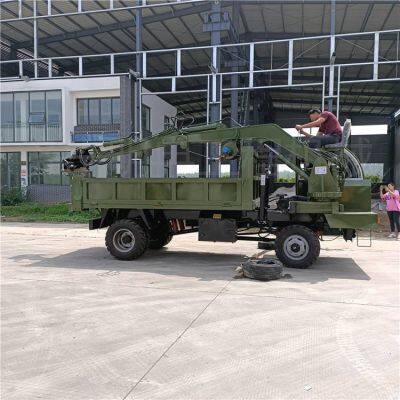 Four-in-one Wheeled Log Grabber With the Vehicle, Agricultural Off-road Log Clamp With the Vehicle, Garden Integrated Log Grabbing and Transporting Vehicle photo-3