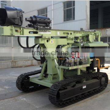 Small diameter pile drilling machine