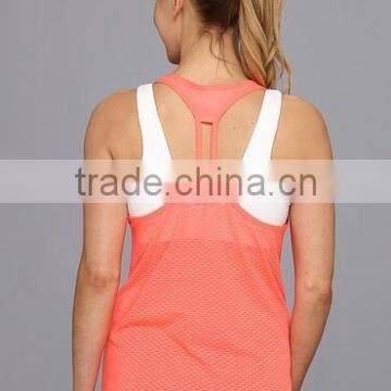 2015 China Manufacturer Customized Women Stertch Mesh Tank Top photo-4