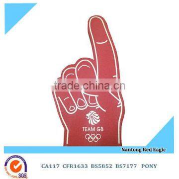 customer sports cheering foam hand/ foam finger