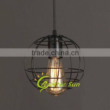 Industrial Pendant Lamp Iron Cage Pendant Light Fixture of Ceiling