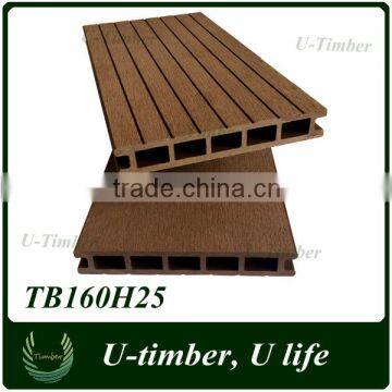 UV-protect WPC decking flooring for outdoor water-proof and anti-slip