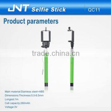 1$ Monopod Smart Phone Wire Selfie Stick with 1 year warranty