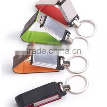 G&J 2014 fashion leather case usb flash drive