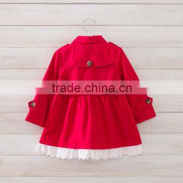 Spring and Autumn Children's Coat Girls Jacket Kids Thick Wind Coat photo-5