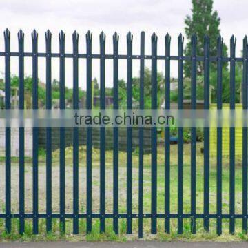 galvanised and colour coated D Section Palisade