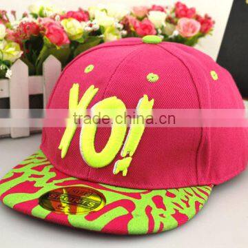 Fashion Lovely YO! Embroidery Design Boys Girls Summer Sun Hats photo-4