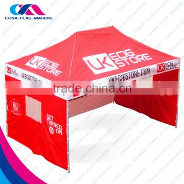 custom advertise floor 300d polyester with pu event 6-8 person tent