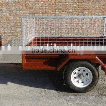 Painted box trailer, utility trailer, cage trailer