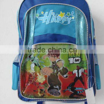 Cute cartoon school bag for boys2012