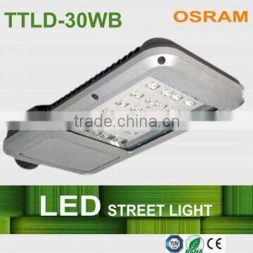 hangzhou factory, CE, UL,MODULAR 30W LED STREET LIGHT BY OSRAM