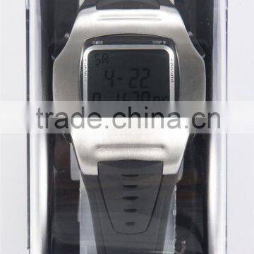 sport body fitness heart rate meter pulse watch/heart rate monitor wrist pedometer watch