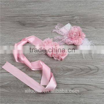 wholesale sash set In Stock with Fancy Baby headband