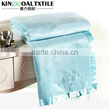 Wholesale pure color 100% bamboo fiber king size blanket