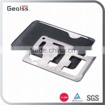 Portable multifunction camping credit card tool credit card knife with bottle opener                        
                                                                                Supplier's Choice