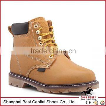 China cheap wholesale leather farm boots/lace to toe waterproof work boot