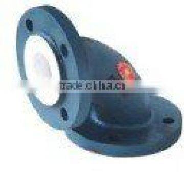 PTFE lining 90 Elbow for chemical industry